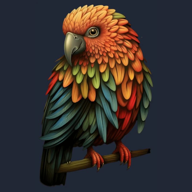 Oiseau perroquet coloré