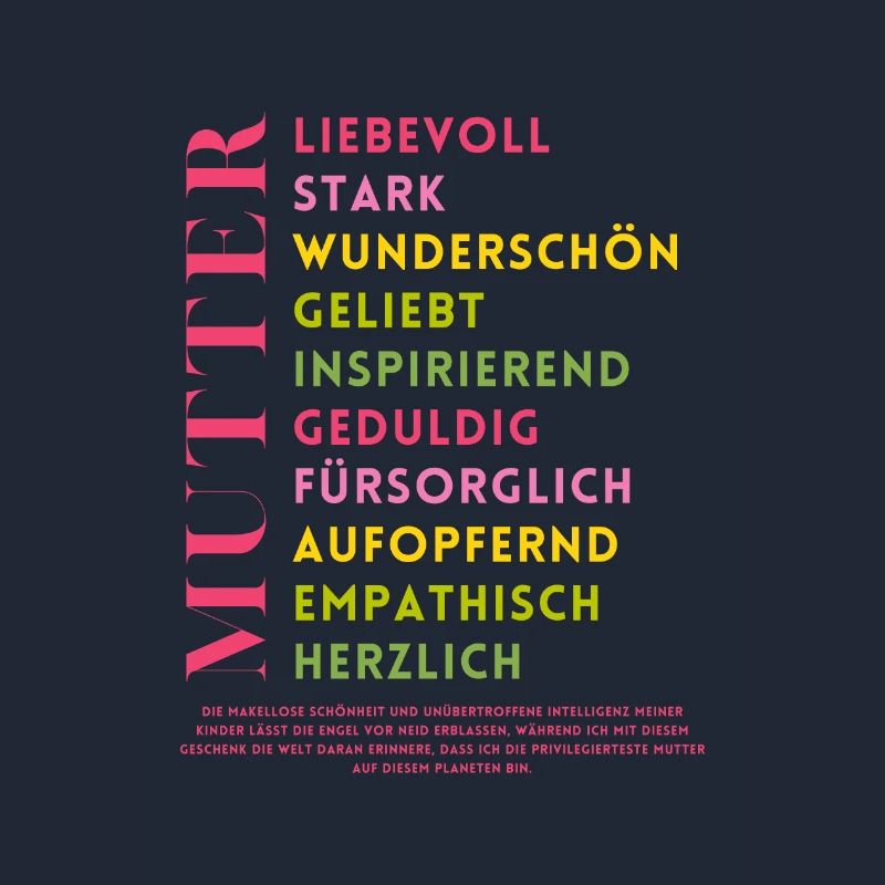 Tolle Mutter von Geschwistern - Muttertag