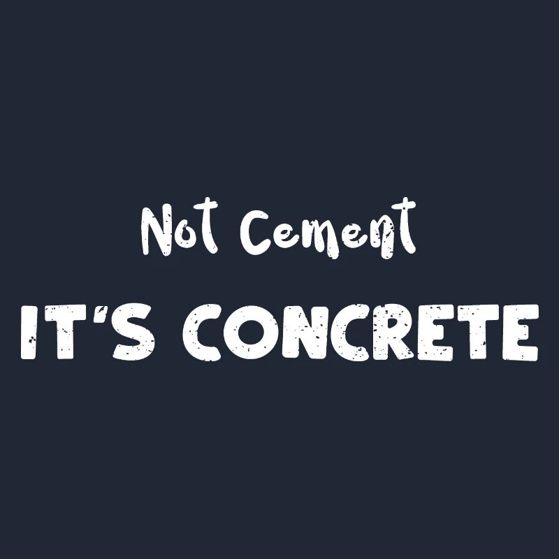 Pas de ciment, c’est du béton