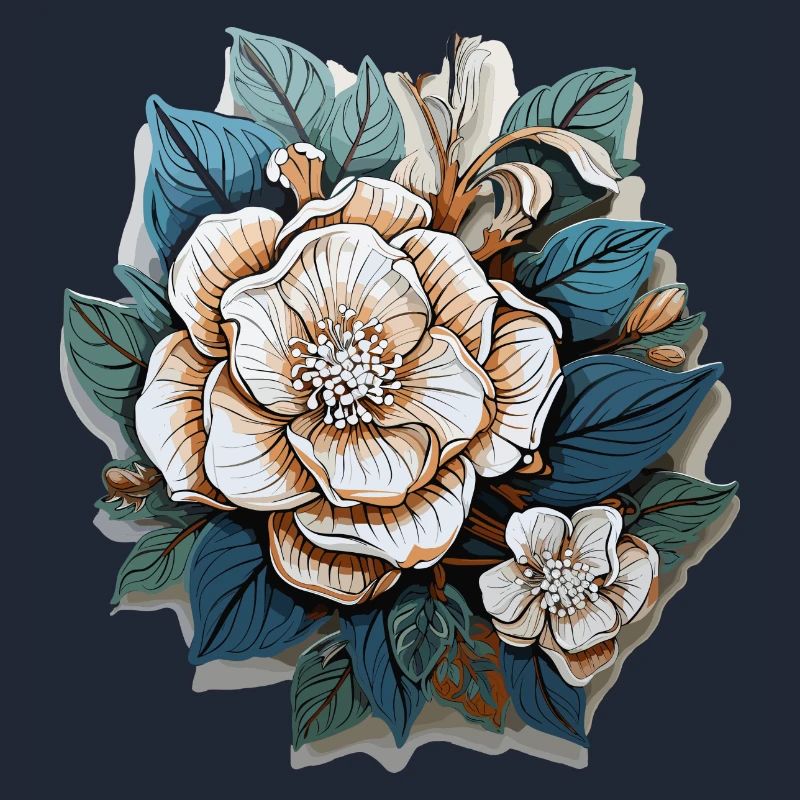 Fleurs blanches