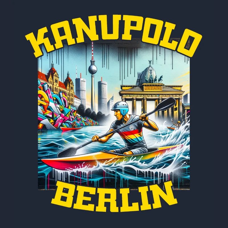 Canoë-polo Berlin Graffiti