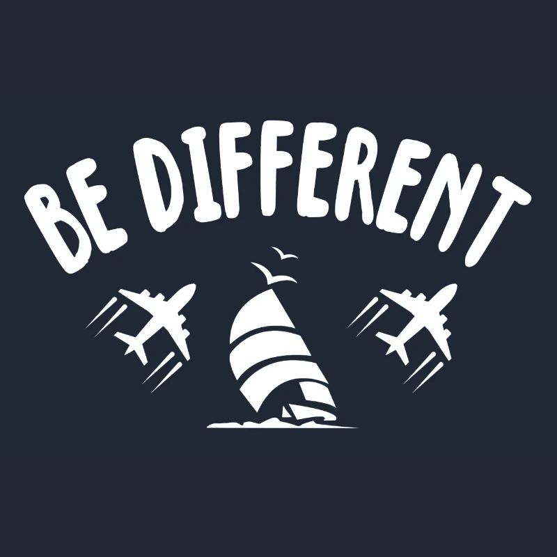 Sei anders Segel oder Fliege