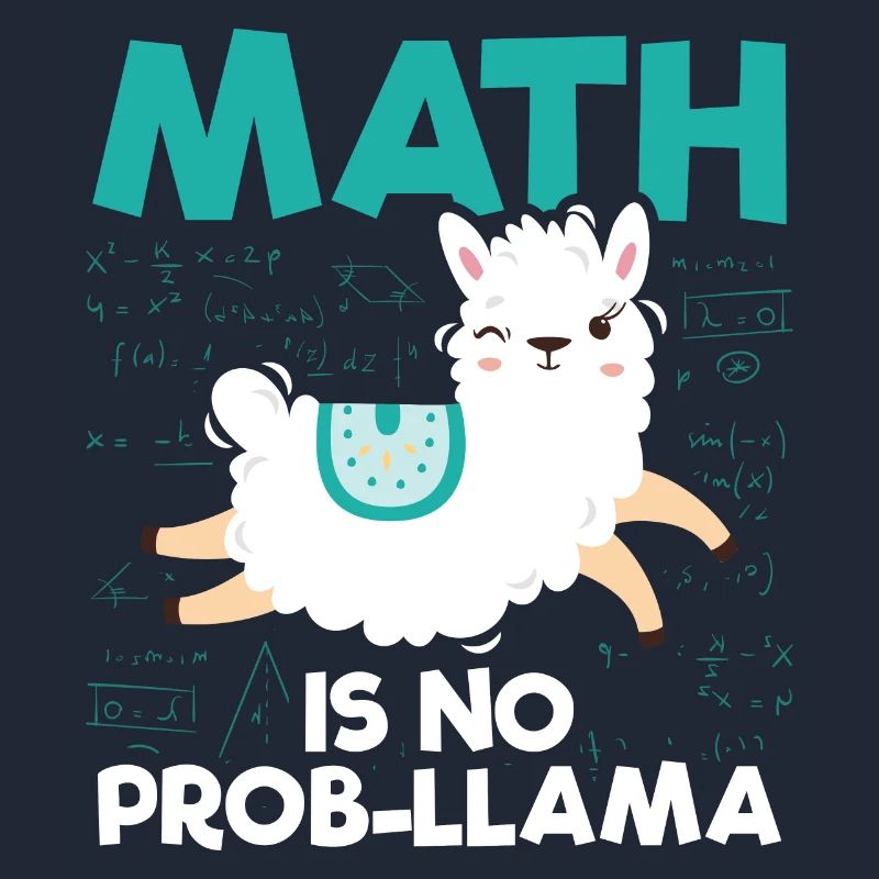 Math llama | Idée cadeau école de professeur de mathématiques