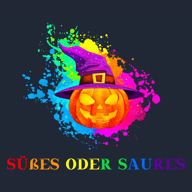 Halloween Süßes oder Saures Geschenkidee