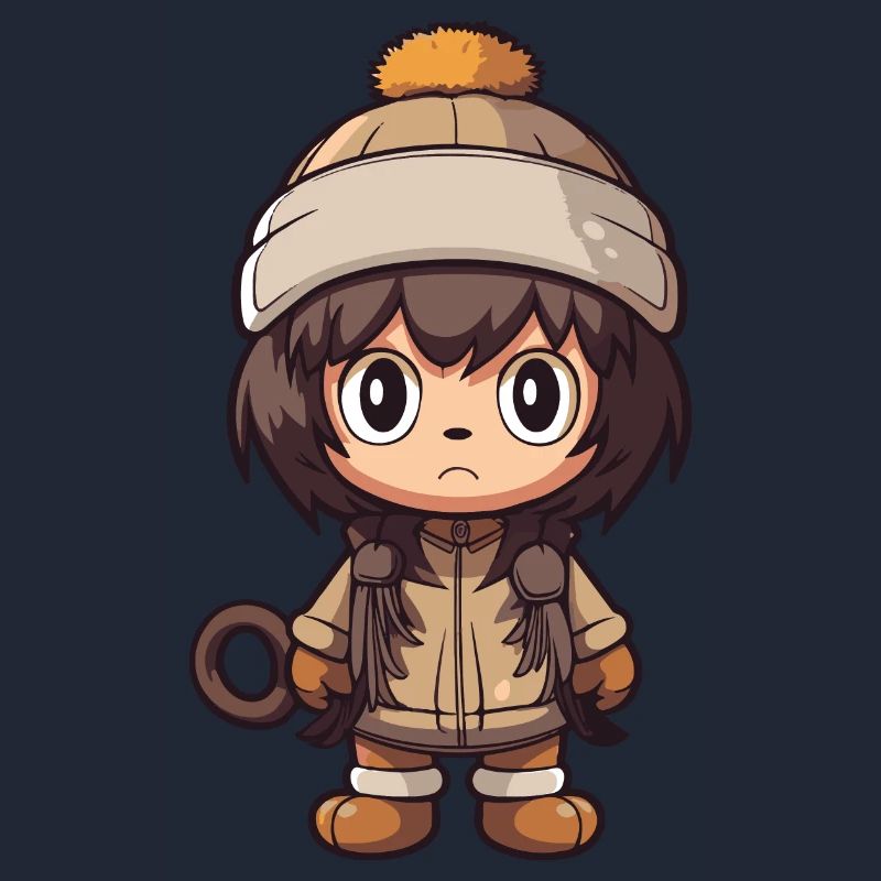 Monkey Winter Comic