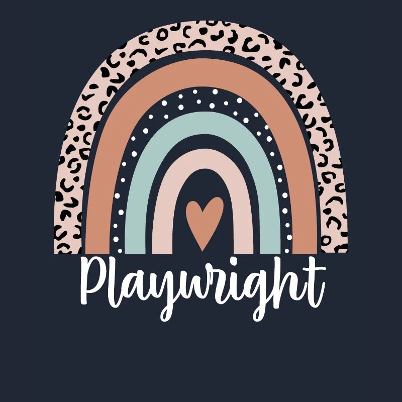 Playwright Rainbow Leopard Funny Playwright