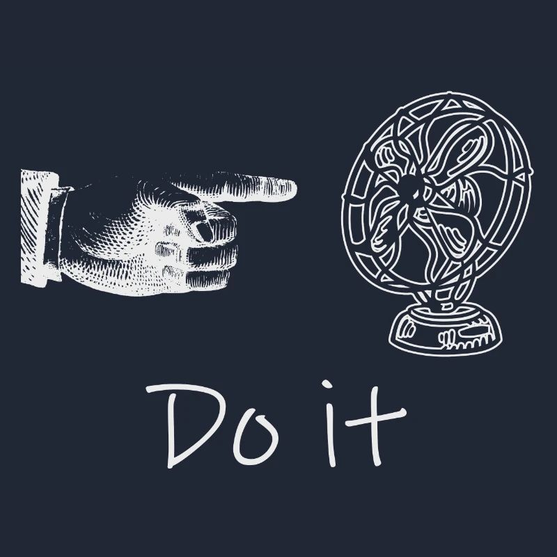 Finger und Ventilator