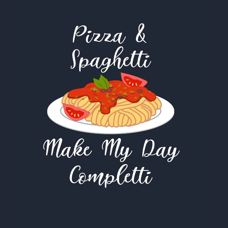 Spaghetti machen mich zu Completti Ironic Pasta
