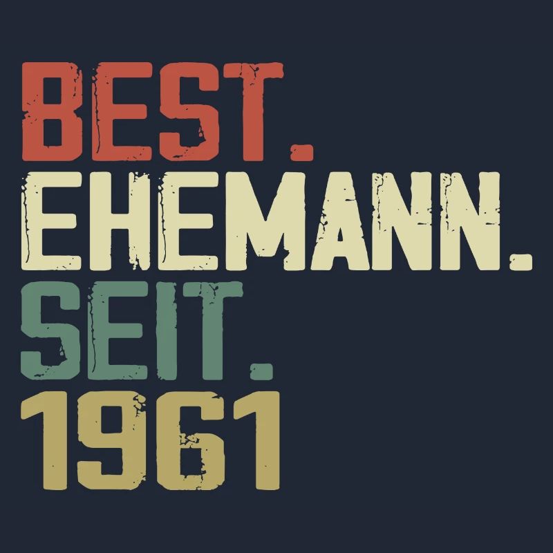 Best Ehemann Seit 1961 Geburtstagsgeschenk 1961
