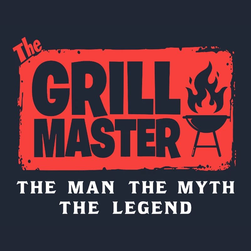 The Grillmaster BBQ Grilling Cult Saying