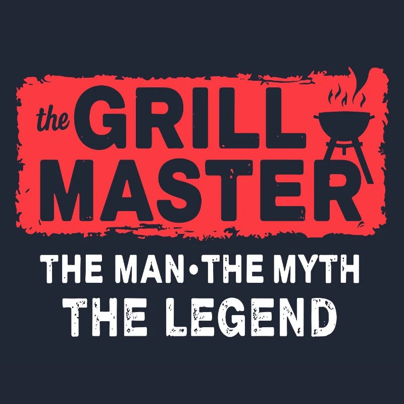The Grillmaster BBQ Grilling Cult Saying