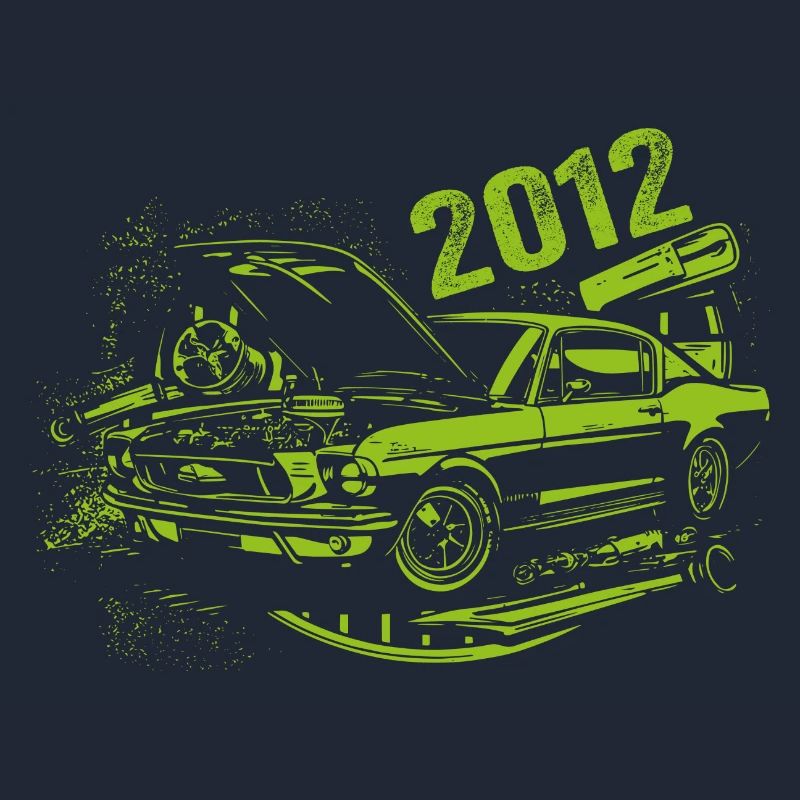 2012 Geburtstag Oldtimer Modell 2012 Vintage 2012