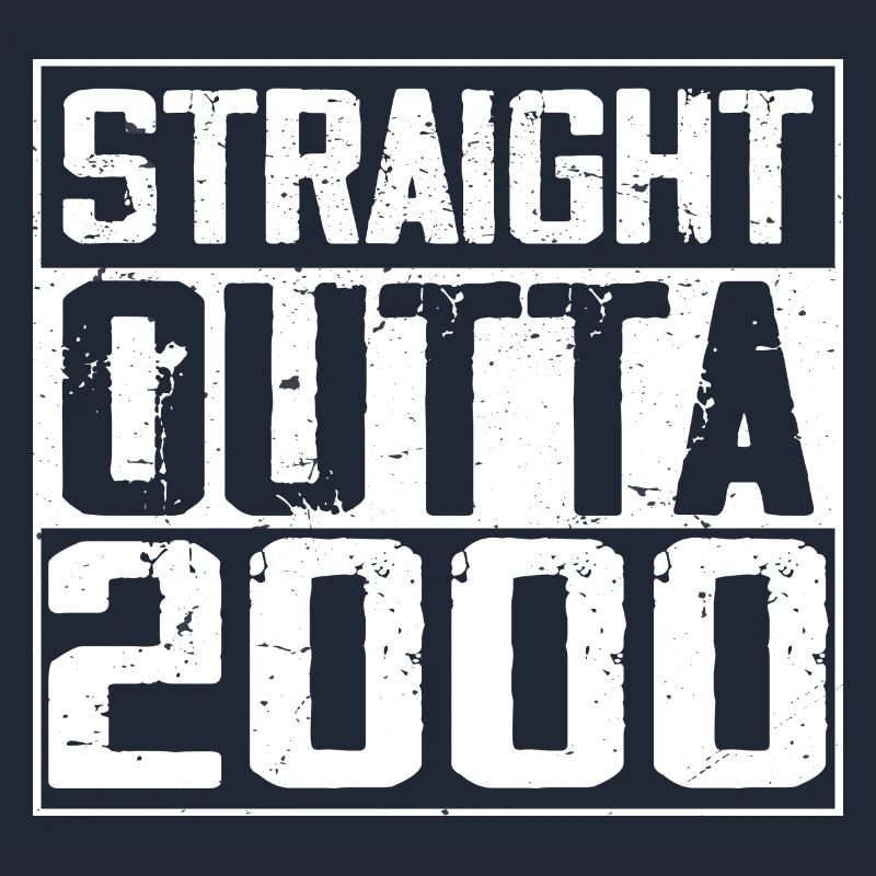 Straight Outta 2000 Retro 2000 Birthday Gift