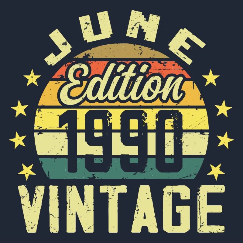 Juni 1990 Juni Retro Geburtstagsgeschenk Juni 1990