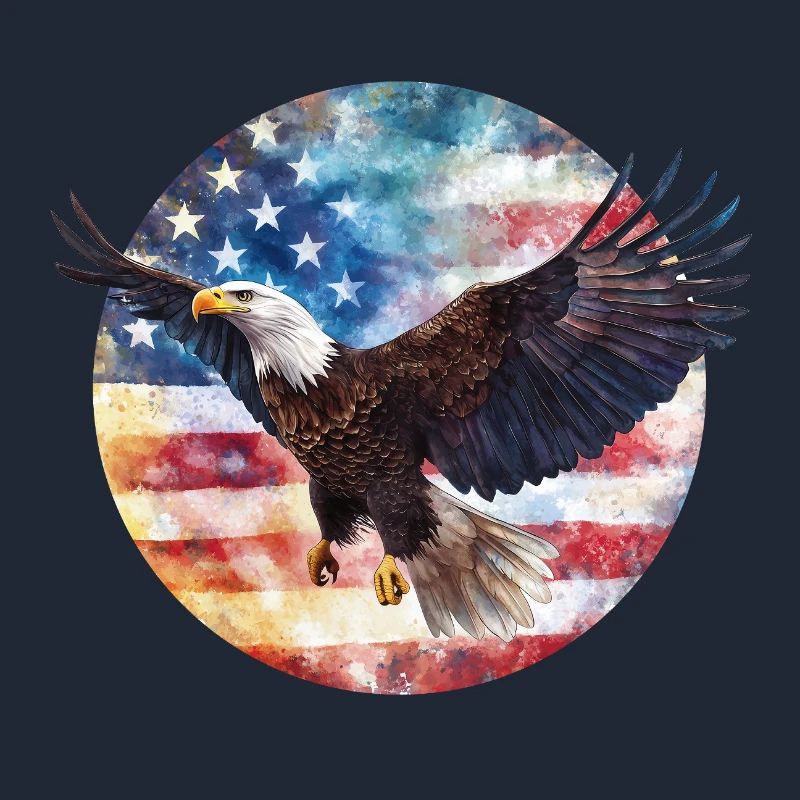 Drapeau Eagle USA