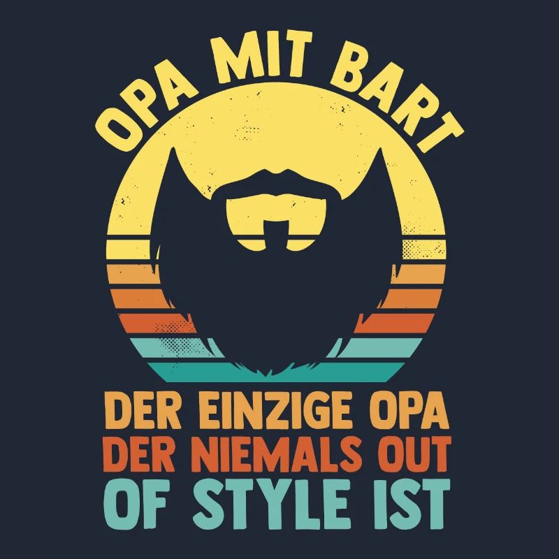 Papi avec une barbe