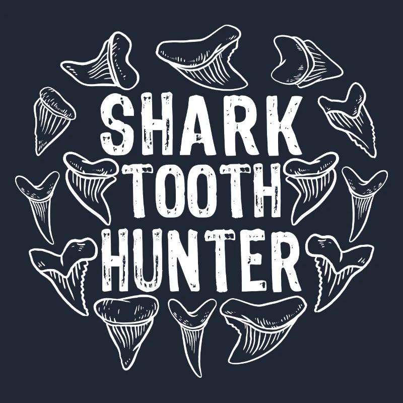 Chasseur de dents de requin Dent de requin Dent de requin Dents de requin