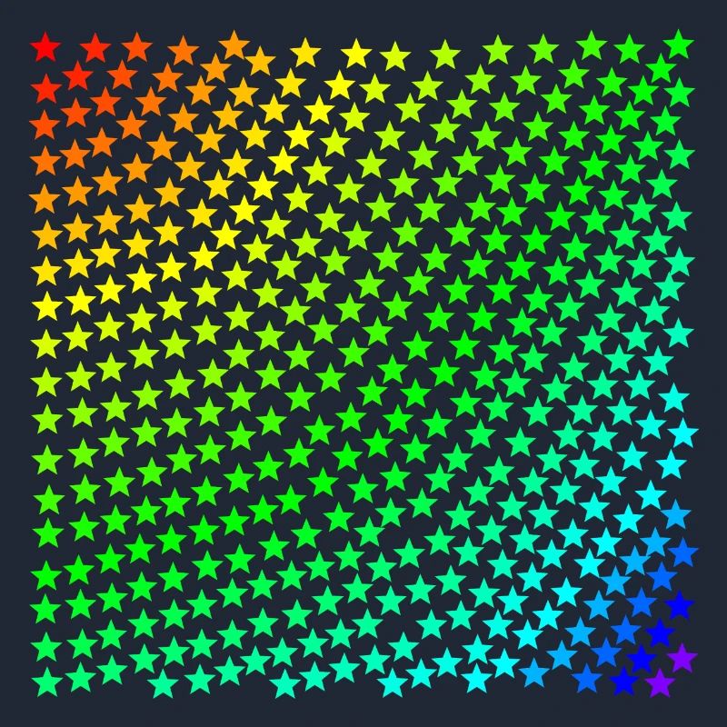 Stern Sterne Regenbogen bunt Geschenkidee
