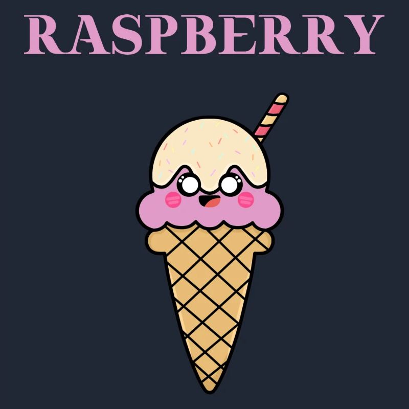 Raspberry Himbeer Eis Eiscreme Geschenkidee süß