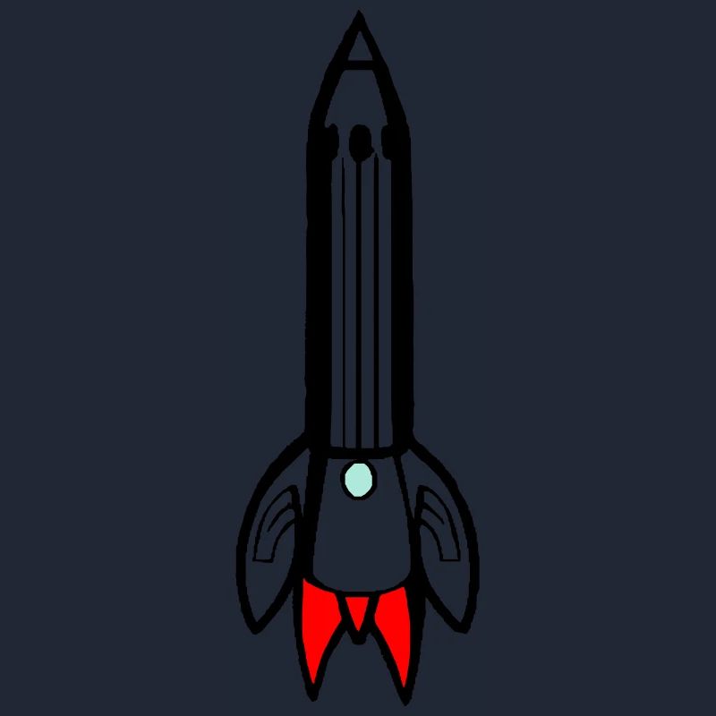Vecteur de vol spatial spatial de fusée spatiale