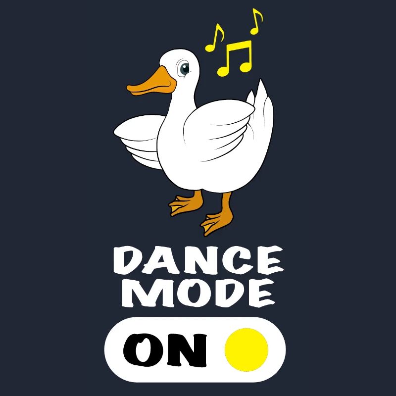 Duck Dancing Saying Mode Dance activé