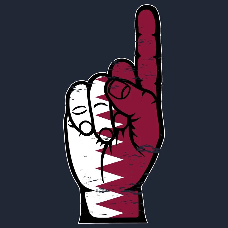 Drapeau du Qatar numéro 1 utilisé