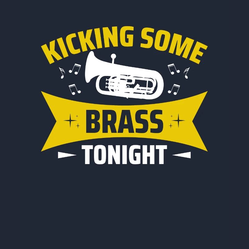 Deep brass marching baritone euphonium