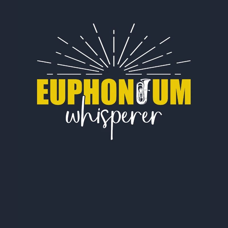 Deep brass marching baritone euphonium