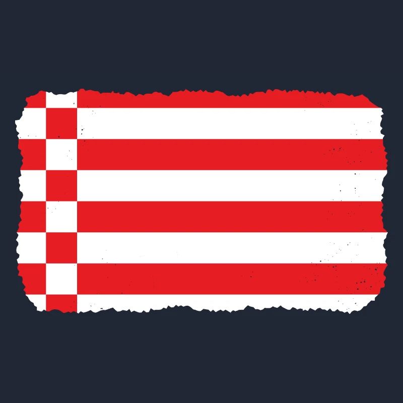 Drapeau de Brême Drapeau de Brême