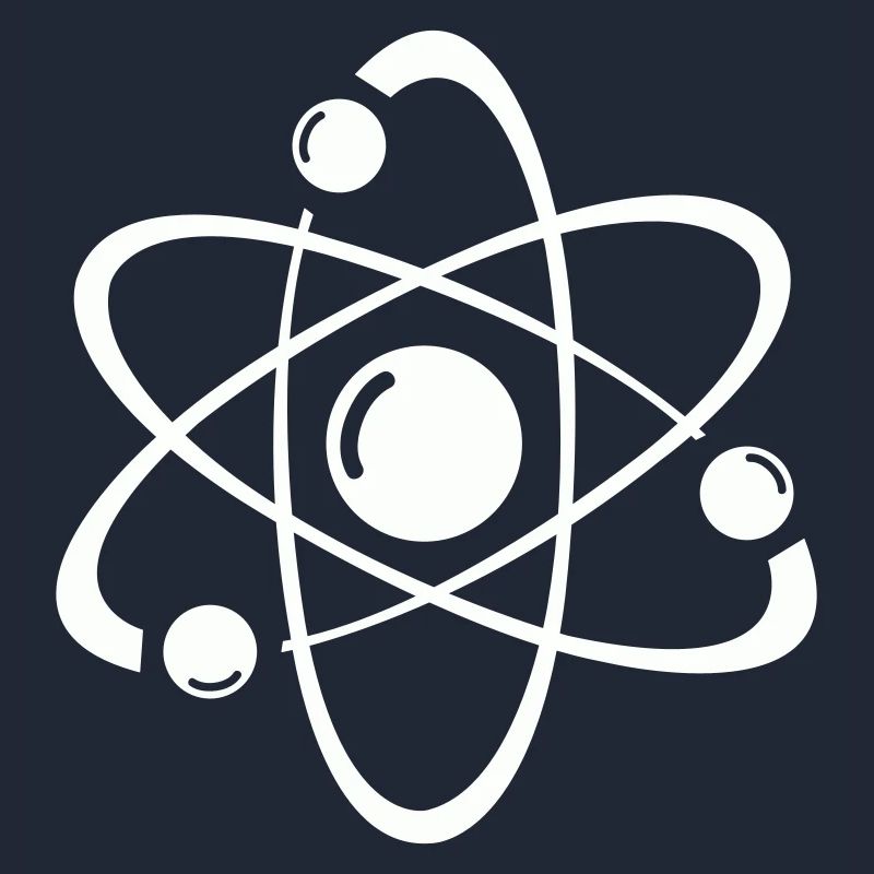 Atomic Model Line Art