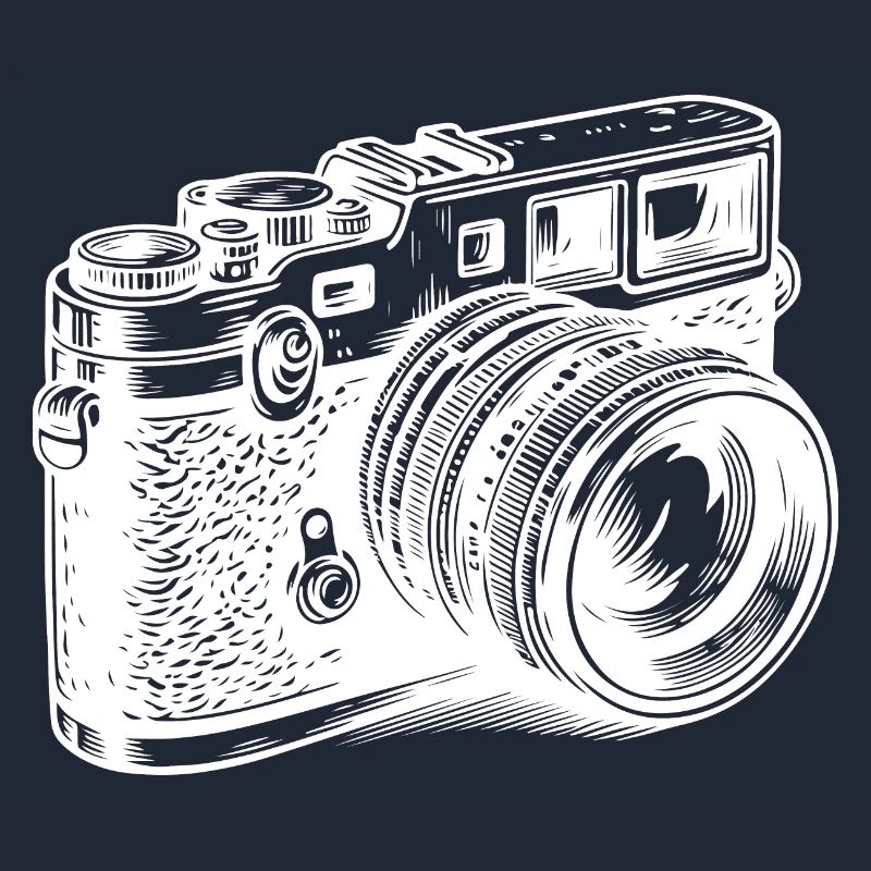 Vintage Camera Drawn