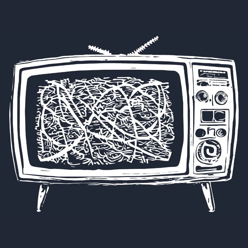 Interférence TV rétro