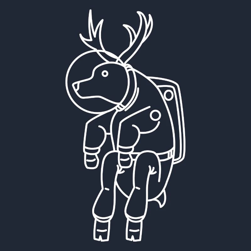 Astronaut moose gift deer space space flight