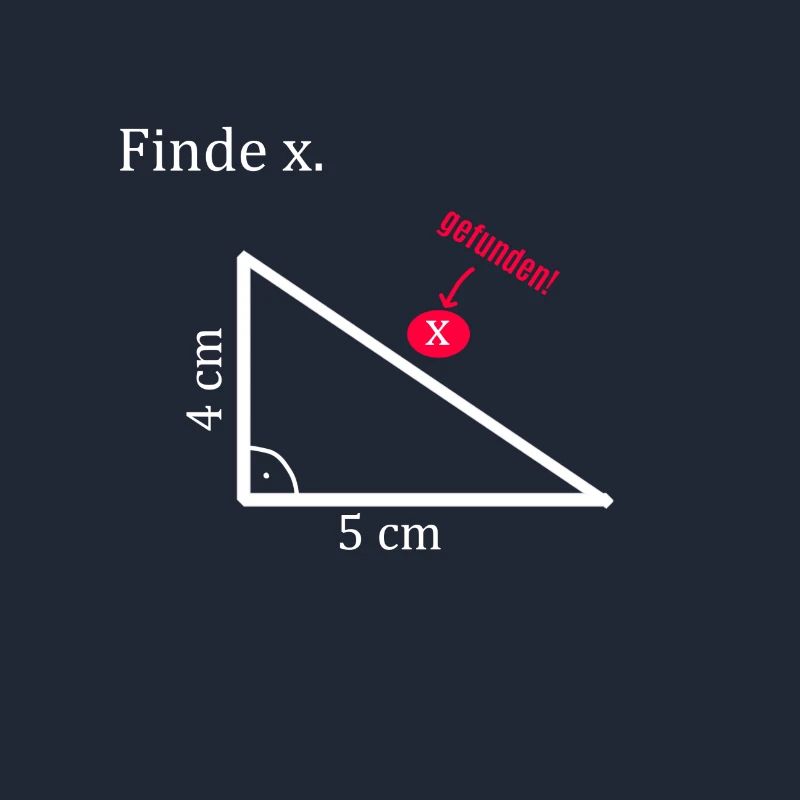 Find x Math Triangle