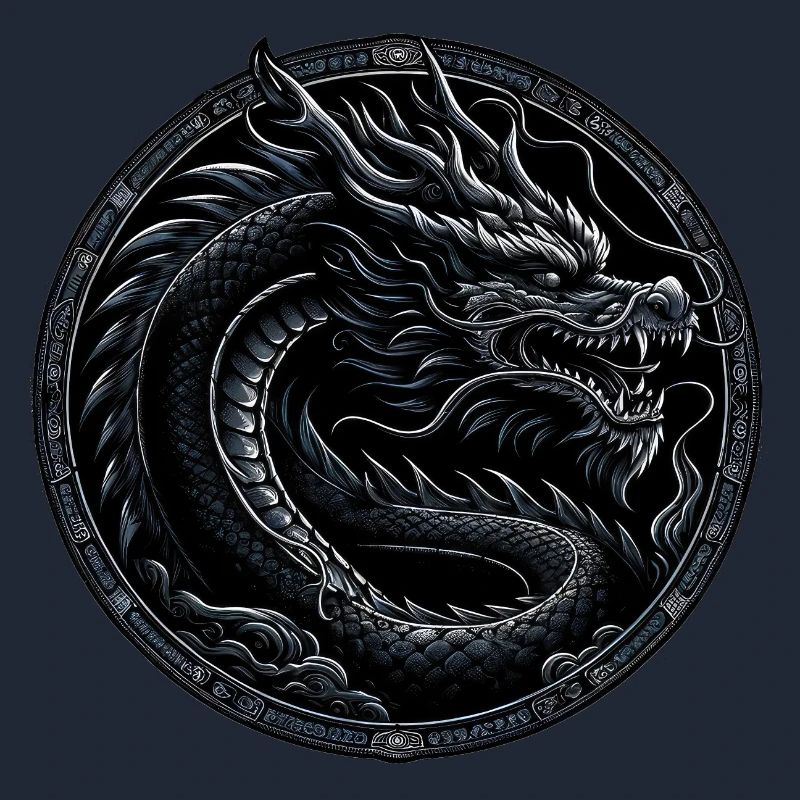 Mito monocromatico: Drago Nero