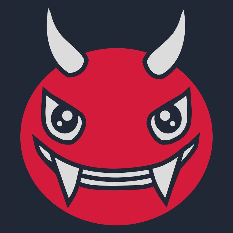 Devil Monster Design Face