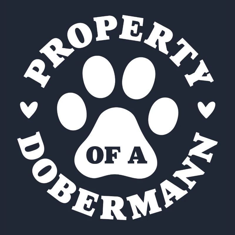 Eigentum eines Dobermanns