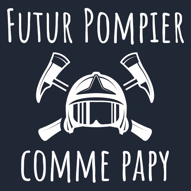 Futur Pompier Comme Papy Cadeau Bébé