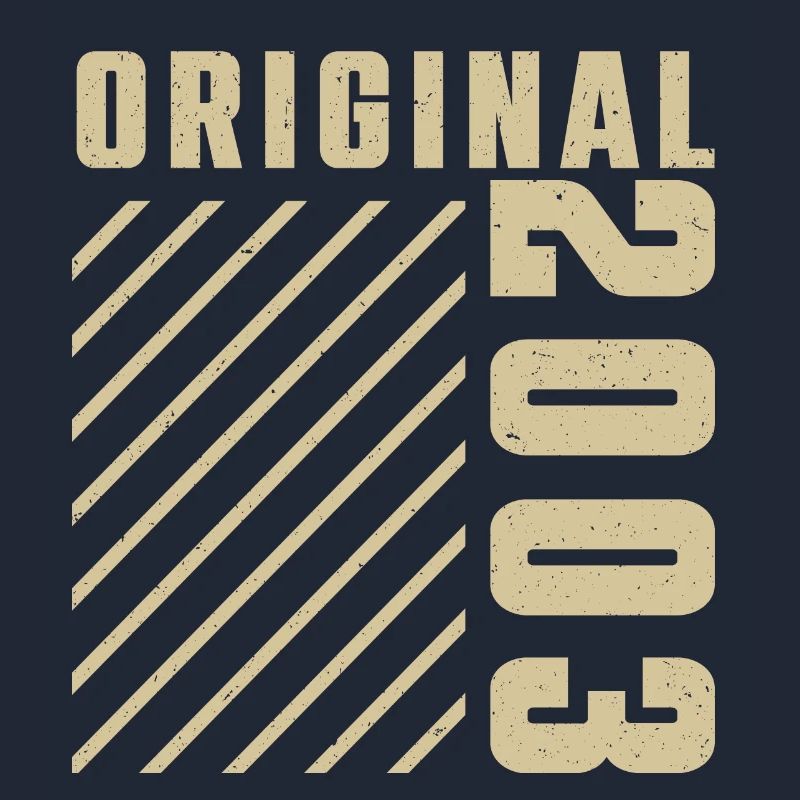 Original 2003 Authentisch 2003 Vintage Bursdag
