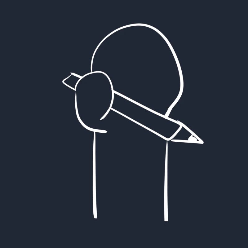 work symbol work draw pen arm hand car