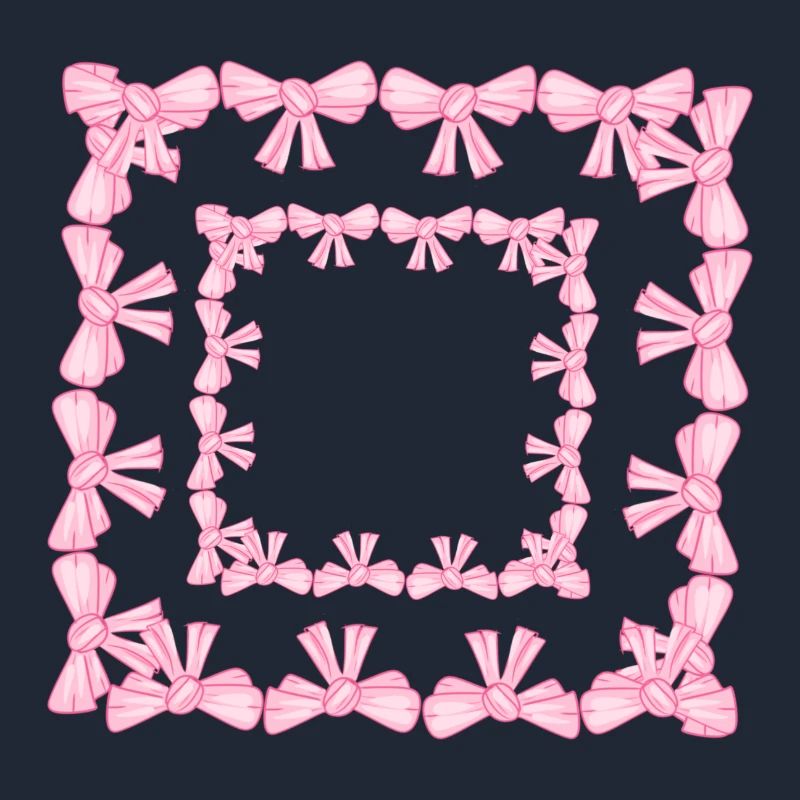 frame square square loop pink