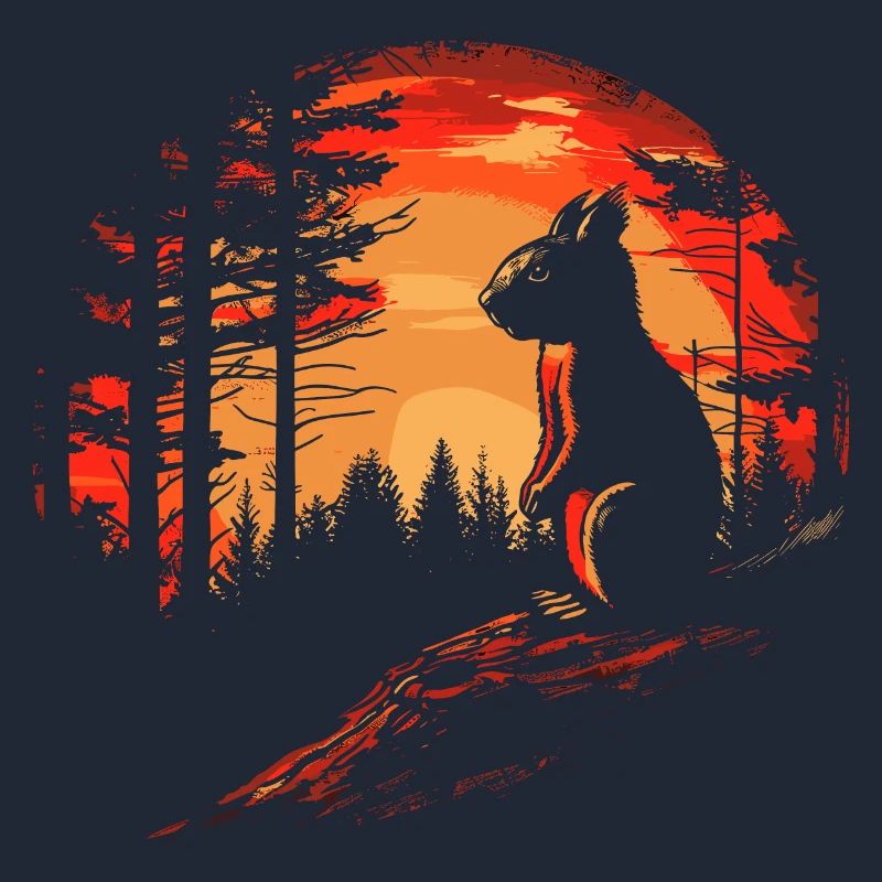 Eichhörnchen Wald Baumhörnchen Hörnchen