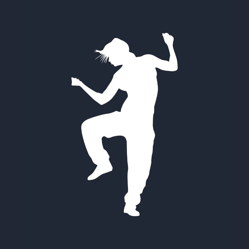 Silhouette de danseuse danseuse