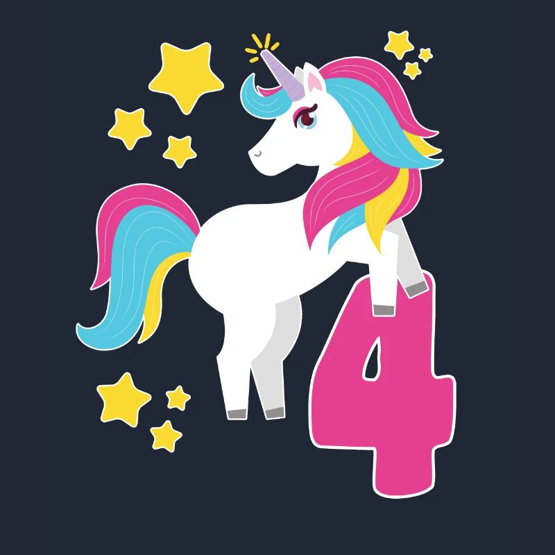 4. Geburtstag Einhorn Ich Bin Schon 4 Geschenk