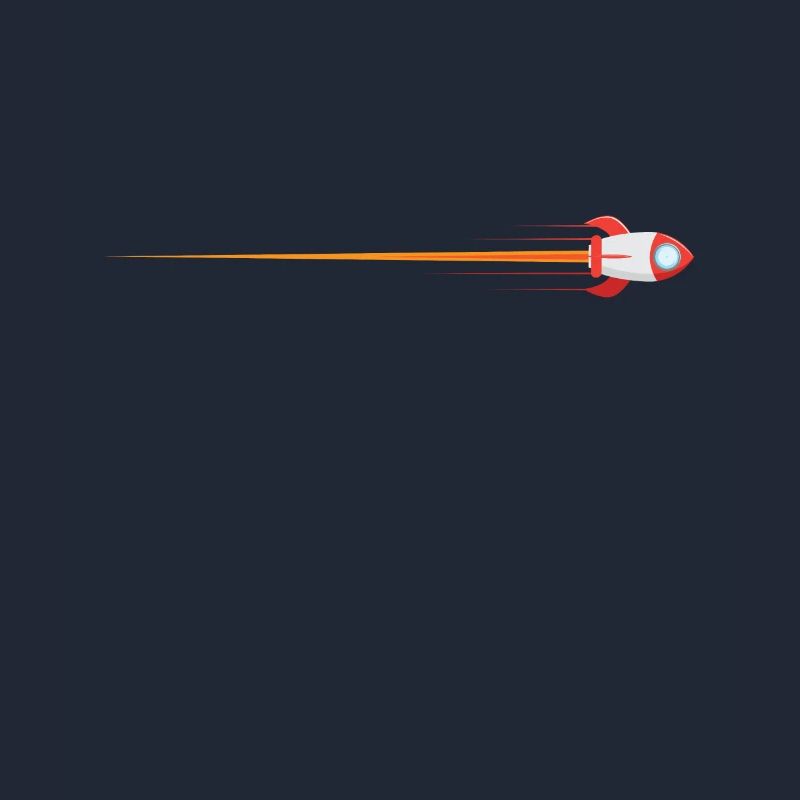 Fusée dans l'espace