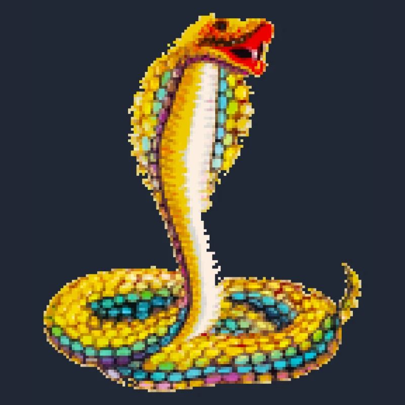 Serpent de pixel