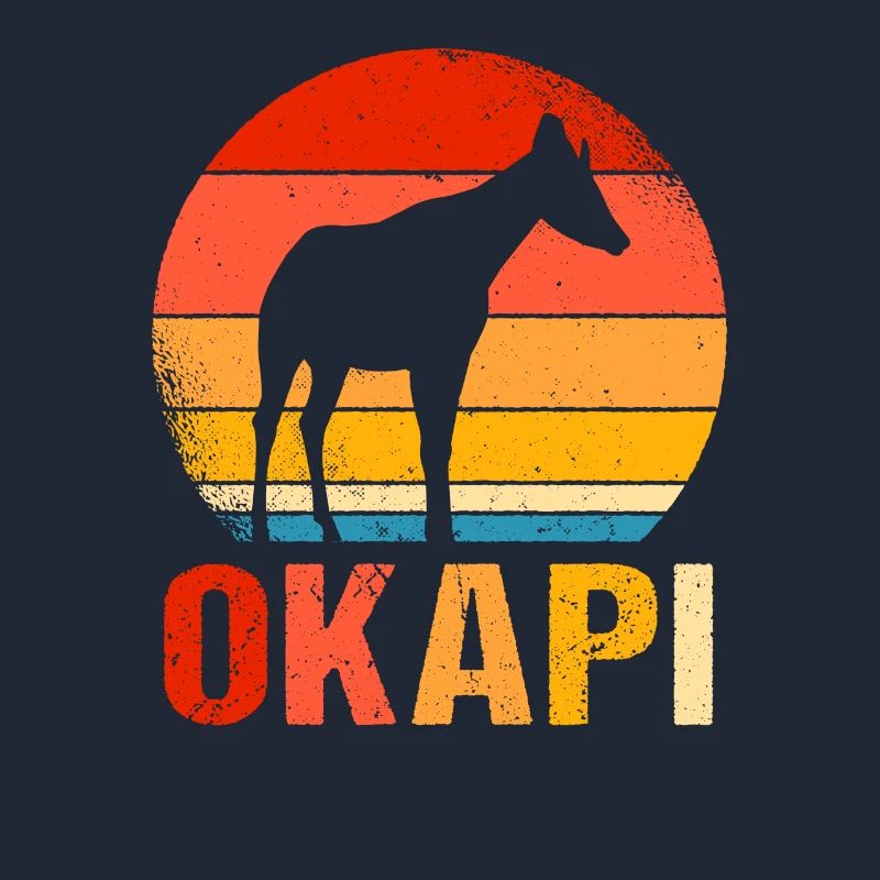 Okapi Retro Geschenk