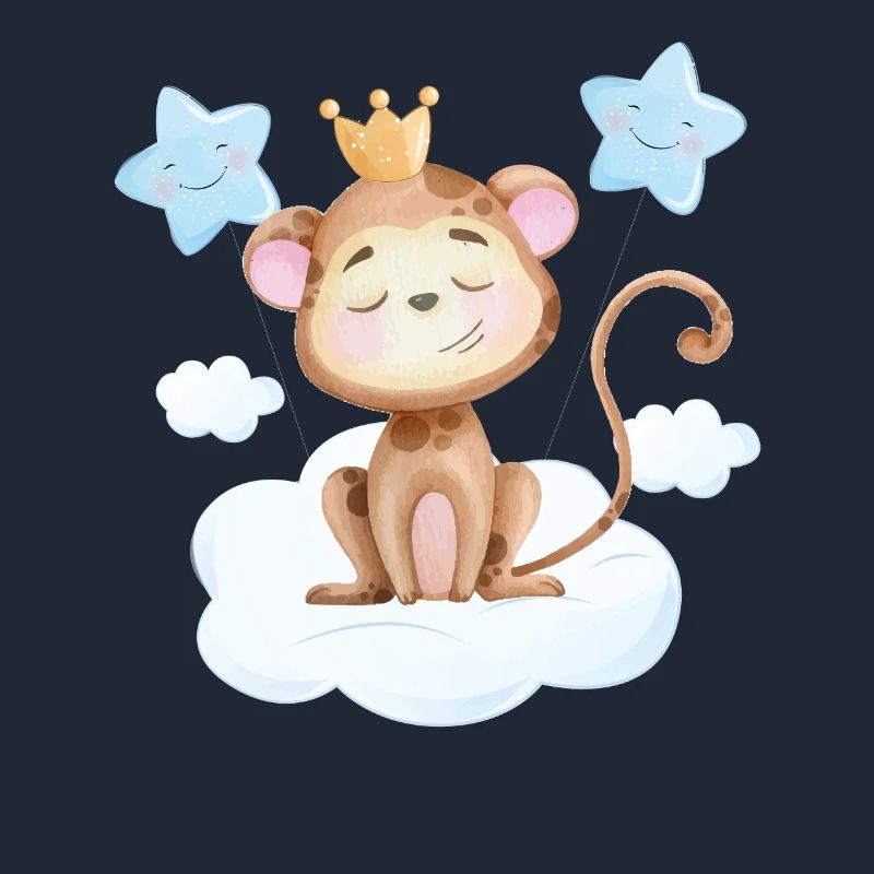 Singe doux bébé