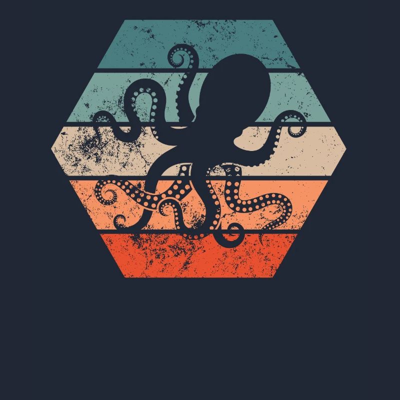 Octopus Squid Retro Gift