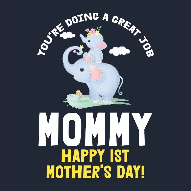 Muttertag Mutter Mummy Erster Elefant Geschenk